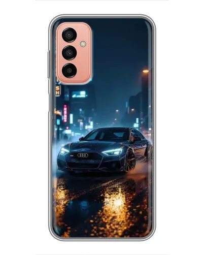 Чохол для Samsung Galaxy M23 (5G) з картинкою «Нічне місто та Audi»