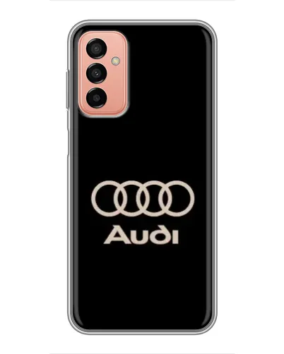 Чохол для Samsung Galaxy M23 (5G) з картинкою «Audi — золотий логотип»
