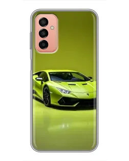 Чохол для Samsung Galaxy M23 (5G) з картинкою «Салатовий Lamborghini Huracan»