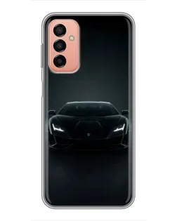 Чохол для Samsung Galaxy M23 (5G) з картинкою «Чорний Lamborghini Aventador»