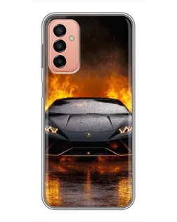Чохол для Samsung Galaxy M23 (5G) з картинкою «Lamborghini у вогні»