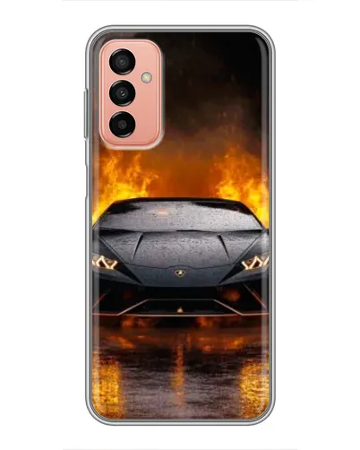 Чохол для Samsung Galaxy M23 (5G) з картинкою «Lamborghini у вогні»