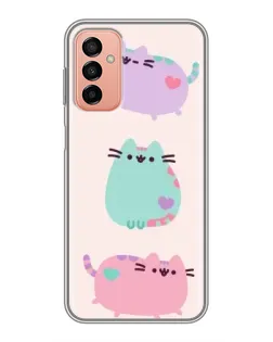 Чохол для Samsung Galaxy M23 (5G) з картинкою «Pusheen тріо»