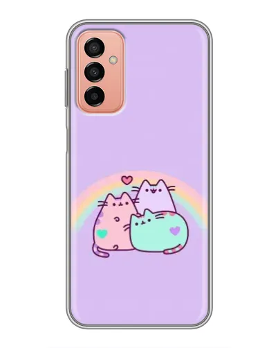 Чохол для Samsung Galaxy M23 (5G) з картинкою «Веселкові Пушини»