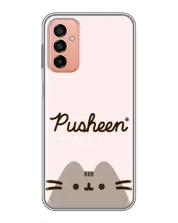 Чохол для Samsung Galaxy M23 (5G) з картинкою «Pusheen логотип»