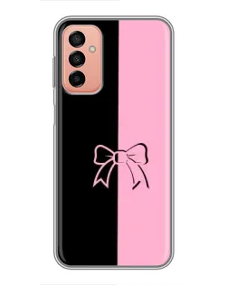 Чехол для Samsung Galaxy M23 (5G) с картинкой «Половинки банта»