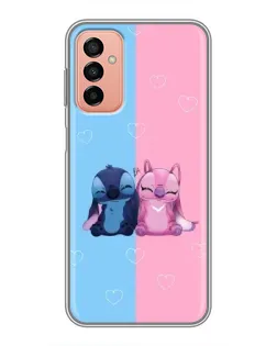 Чохол для Samsung Galaxy M23 (5G) з картинкою «Stitch та Angel Love»