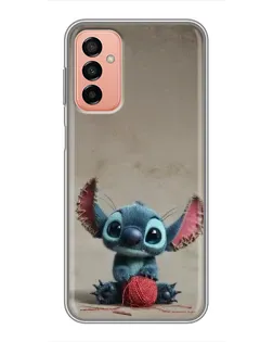 Чохол для Samsung Galaxy M23 (5G) з картинкою «Стіч на чоричневому фоні»