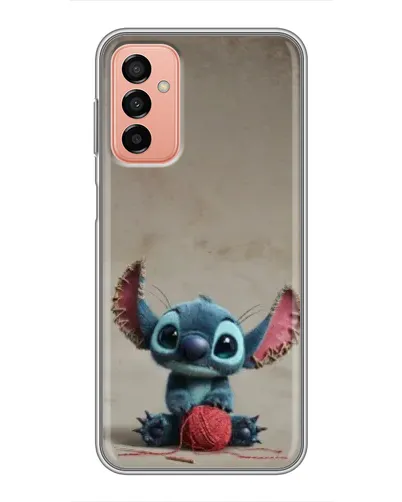 Чохол для Samsung Galaxy M23 (5G) з картинкою «Стіч на чоричневому фоні»