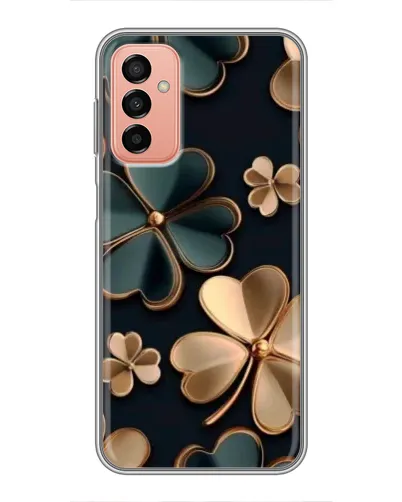 Чехол для Samsung Galaxy M23 (5G) с картинкой «Клевер в золоте»