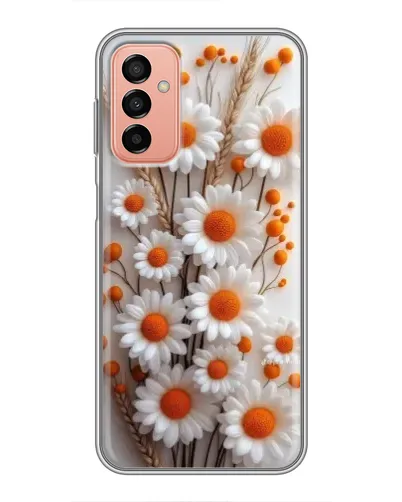 Чехол для Samsung Galaxy M23 (5G) с картинкой «Белые сухоцветы»