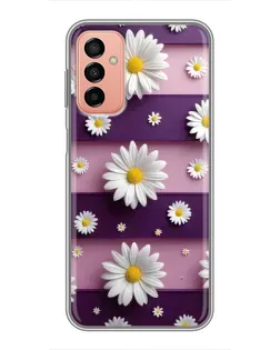 Чохол для Samsung Galaxy M23 (5G) з картинкою «Ромашки на фіолетовому» Чохол для Samsung Galaxy M23 (5G) з картинкою «Ромашки на фіолетовому»