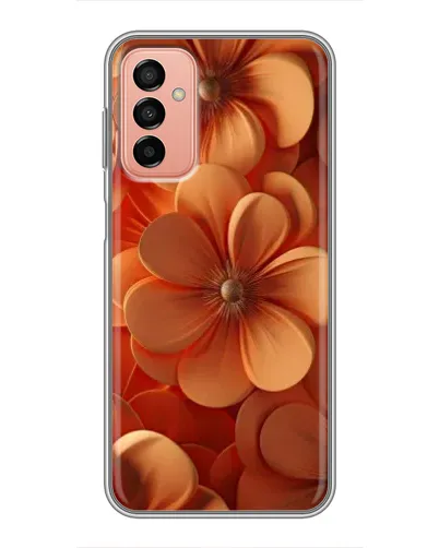 Чехол для Samsung Galaxy M23 (5G) с картинкой «Оранжевый макро цветок»