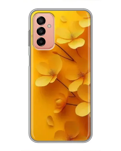 Чехол для Samsung Galaxy M23 (5G) с картинкой «Золотые лепестки»