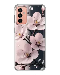 Чохол для Samsung Galaxy M23 (5G) з картинкою «Ніжня сакура та краплі» Чохол для Samsung Galaxy M23 (5G) з картинкою «Ніжня сакура та краплі»