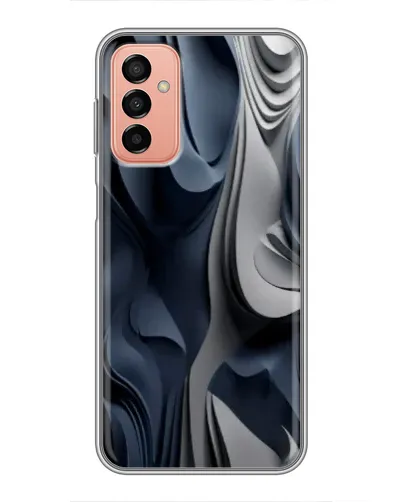 Чохол для Samsung Galaxy M23 (5G) з картинкою «Об'ємні сині складки»
