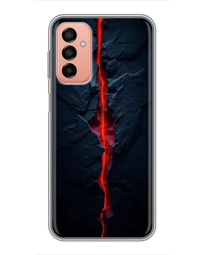 Чохол для Samsung Galaxy M23 (5G) з картинкою «Червона лавова тріщина»