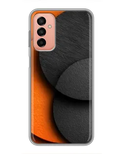Чохол для Samsung Galaxy M23 (5G) з картинкою «Геометрія помаранчевих кіл»