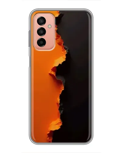 Чохол для Samsung Galaxy M23 (5G) з картинкою «Помаранчевий розлом»