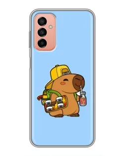 Чохол для Samsung Galaxy M23 (5G) з картинкою «Капібара на скейті»