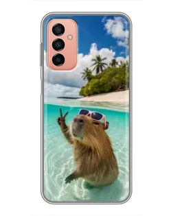 Чохол для Samsung Galaxy M23 (5G) з картинкою «Капібара на морі»