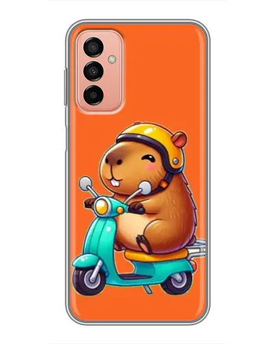 Чохол для Samsung Galaxy M23 (5G) з картинкою «Капібара на скутері»