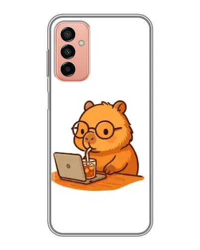 Чохол для Samsung Galaxy M23 (5G) з картинкою «Капібара з ноутбуком»