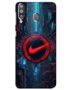 Чехол для Samsung Galaxy M30 (M305) с картинкой «Техногенный стиль Nike»