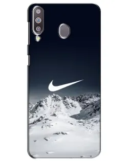 Чехол для Samsung Galaxy M30 (M305) с картинкой «Nike — зимние горы»