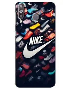 Чехол для Samsung Galaxy M30 (M305) с картинкой «Коллекция кроссовок Nike»