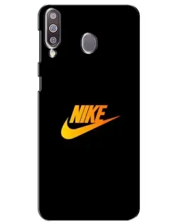 Чехол для Samsung Galaxy M30 (M305) с картинкой «Золотой логотип Nike»