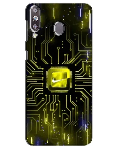 Чехол для Samsung Galaxy M30 (M305) с картинкой «Nike — золотая искра» Чехол для Samsung Galaxy M30 (M305) с картинкой «Nike — золотая искра»