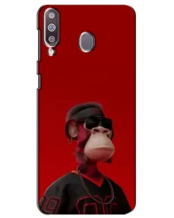 Чехол для Samsung Galaxy M30 (M305) с картинкой «Bored Ape в красном» Чехол для Samsung Galaxy M30 (M305) с картинкой «Bored Ape в красном»