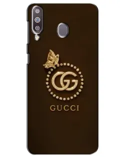 Чехол для Samsung Galaxy M30 (M305) с картинкой «Gucci — золотая бабочка»