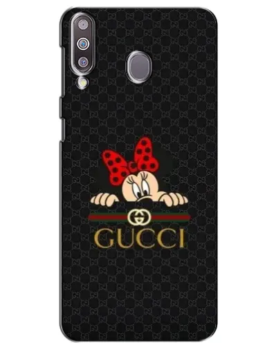 Чехол для Samsung Galaxy M30 (M305) с картинкой «Минни Маус Gucci — черный»