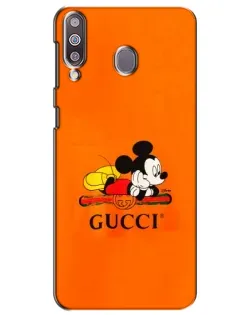 Чехол для Samsung Galaxy M30 (M305) с картинкой «Микки Маус Gucci — оранж»