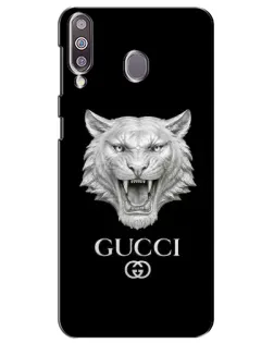 Чехол для Samsung Galaxy M30 (M305) с картинкой «Gucci — серебряный лев»