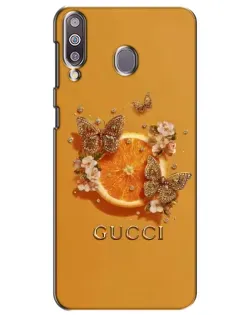 Чехол для Samsung Galaxy M30 (M305) с картинкой «Gucci — золотые бабочки»