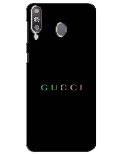 Чехол для Samsung Galaxy M30 (M305) с картинкой «Gucci — неоновый минимализм»
