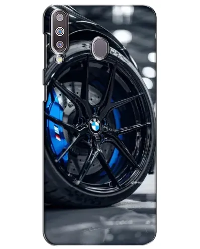 Чехол для Samsung Galaxy M30 (M305) с картинкой «Колесо BMW вблизи»