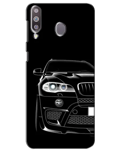 Чехол для Samsung Galaxy M30 (M305) с картинкой «Темный силуэт BMW»