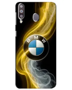 Чехол для Samsung Galaxy M30 (M305) с картинкой «Золотистый дым BMW»