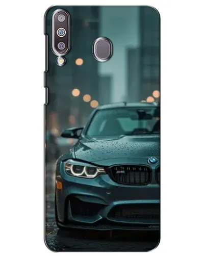 Чехол для Samsung Galaxy M30 (M305) с картинкой «BMW в огнях города»