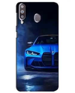 Чехол для Samsung Galaxy M30 (M305) с картинкой «Голубая BMW M4»