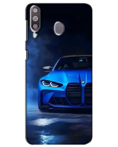 Чехол для Samsung Galaxy M30 (M305) с картинкой «Голубая BMW M4»