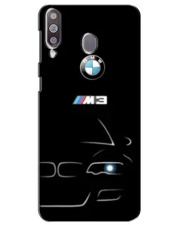 Чехол для Samsung Galaxy M30 (M305) с картинкой «Минималистичный принт BMW M3»