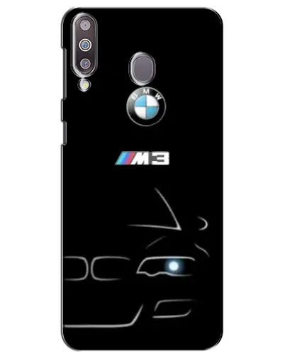 Чехол для Samsung Galaxy M30 (M305) с картинкой «Минималистичный принт BMW M3»