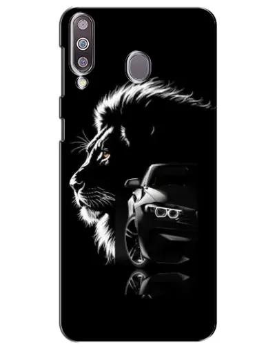 Чехол для Samsung Galaxy M30 (M305) с картинкой «BMW и лев»