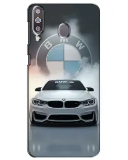Чохол для Samsung Galaxy M30 (M305) з картинкою «BMW в білому диму»