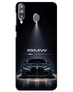 Чохол для Samsung Galaxy M30 (M305) з картинкою «BMW крізь нічне місто»